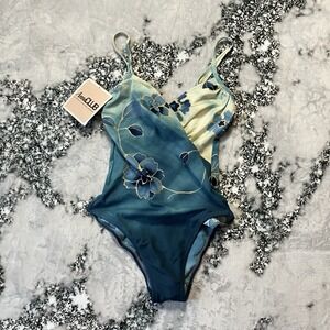 Anna Club Swimwear Womens Size 42/‎ 6 One Piece Maillot Multicolor Beach